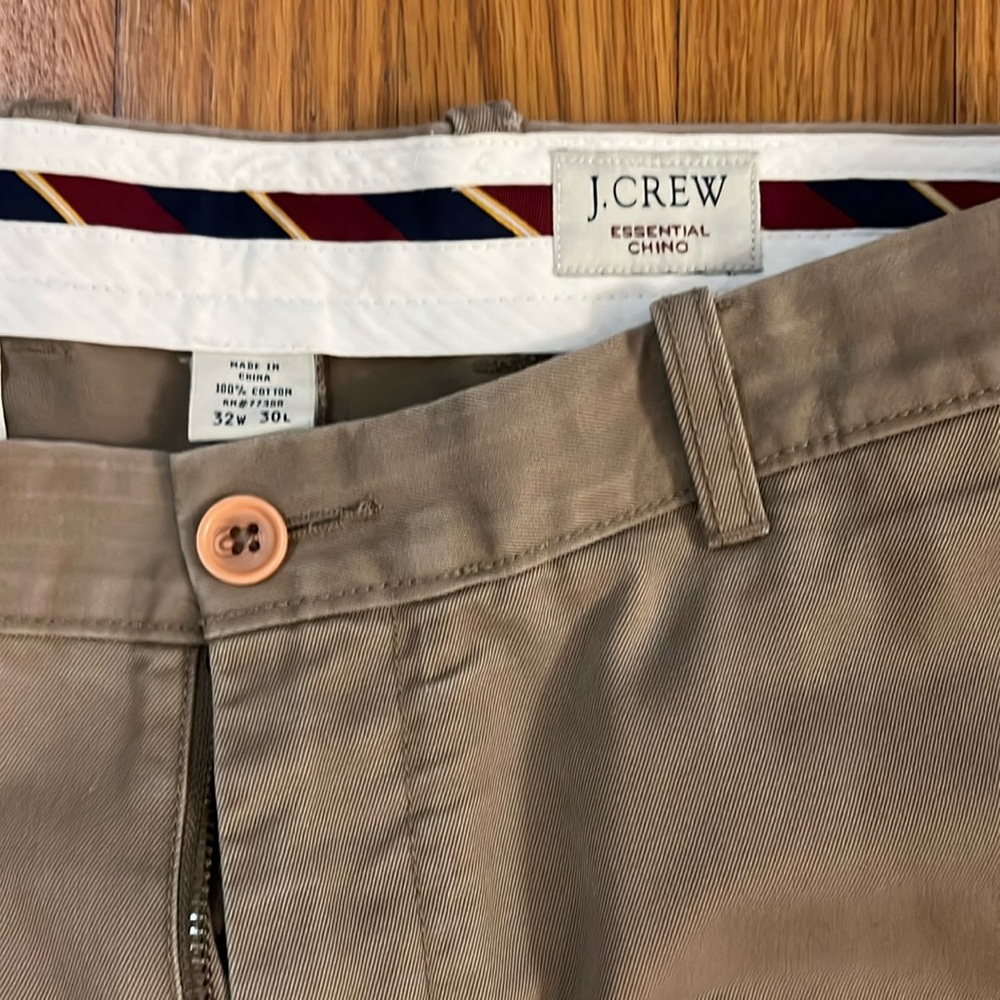 Essential chinos slim cut pants 32x30 - Picture 4 of 4